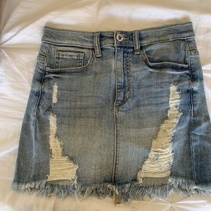 Sneak Peek Denim Jean Skirt